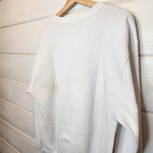 Vintage Looney Tunes Taz University Crewneck Pullover Sweatshirt Medium - Picture 10 of 12